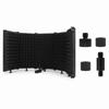 Foldable Mic Sound Absorbing Foam Reflector Adjustable Angles Portable Vocal Booth  for Recording
