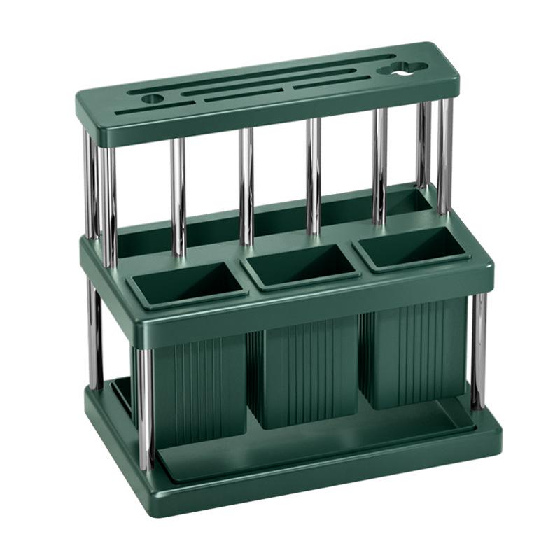 Elegant Multi-functional Kitchen Countertop Utensil Rack