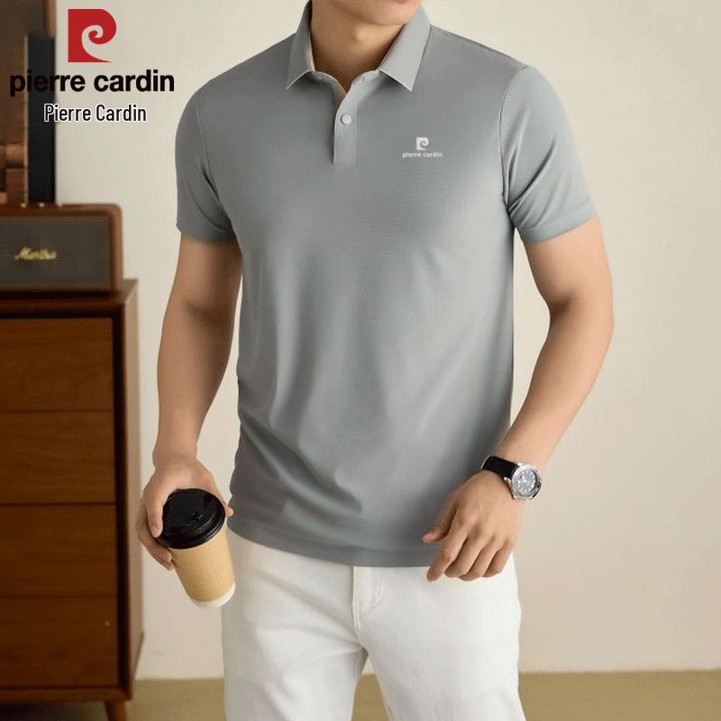 Pierre Cardin Men's Business Casual Anti-Wrinkle Polo Shirt