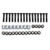 Skateboard Hardware Kit Longboard Mounting Hardware with 16 Screws 16 Nuts 8 Washers 25mm