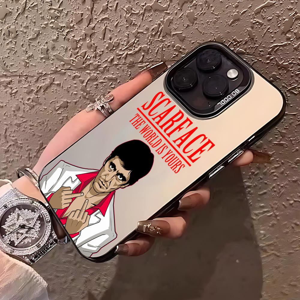 Fashion Hot S-Scarface Phone Case For iPhone 17 16e 16 15 14 13 12 11 mini Pro Max X XR Air Plus Anti Fall Matte Back Cover