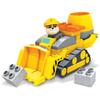 Mega Bloks Paw Patrol The Movie Rubble Super Power Bulldozer, Ages 3 and Up, GYW91, Yellow