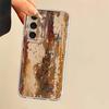 Case for Samsung Galaxy A54 A73 A06 A56 A52 A72 A05 A50 A03 A50 A51 A55 A31 A02 A71 A04 A53 A07 Soft Cover Retro Rust Design