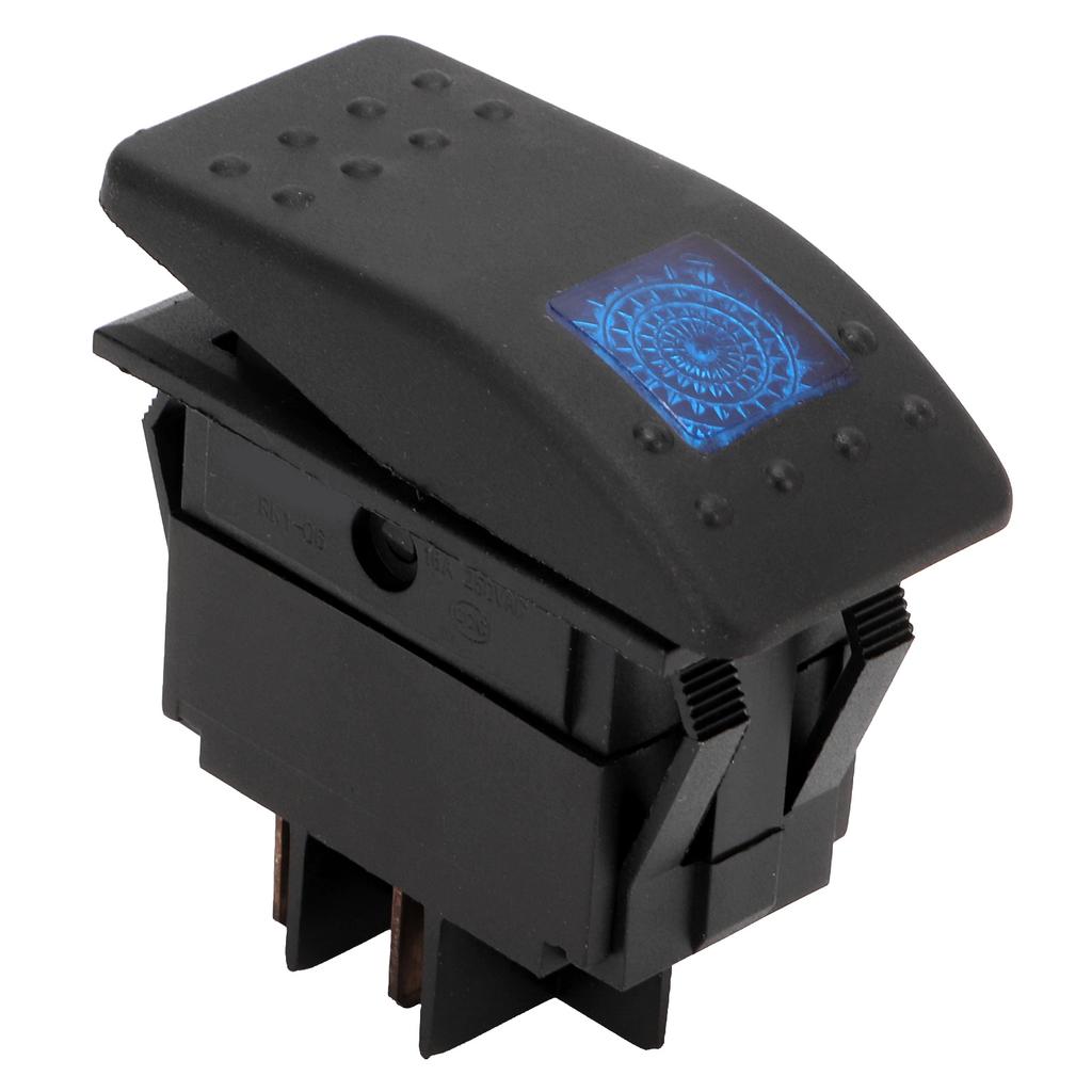 Boat Rocker Switch LED Light Bar Rocker Switch Rocker Power Switch 16A 250VAC for Electric Car
