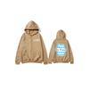 Zipper Hooded DIY05 Cardigan Sweatshirt Jacket Anytime Anywhere Design Brand Logo Custom Image Replication