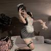 Sex lingerie sexy pure desire maid outfit passion seduction cosplay free tease uniform high elastic cloth