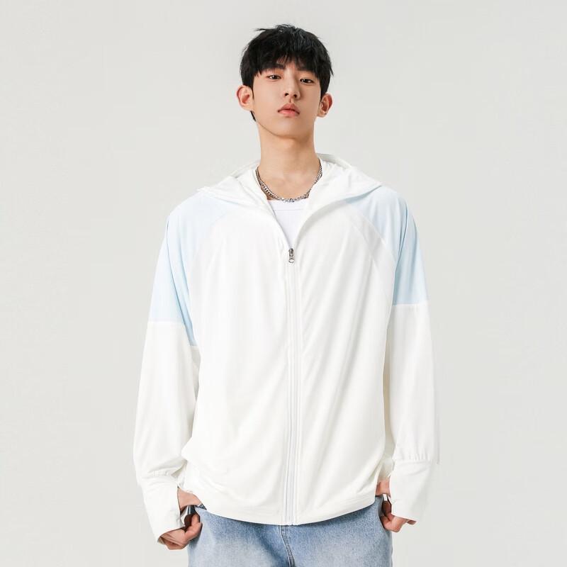 Fengxun Men's UPF50+ Sun Protection Hooded Jacket