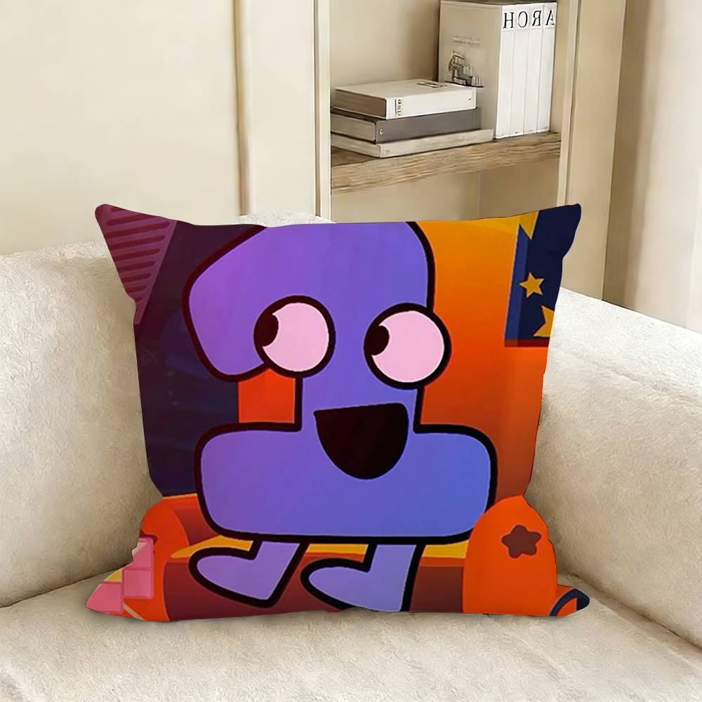 

BBattle for Dream IIsland BFDI Various Sizes Square Pillow Case For Car Home Bedchamber Decor 30x30cm