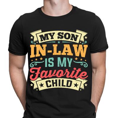 Meu Genro É Meu Filho Favorito Citação Engraçada Retrô Camisetas Masculinas Camiseta Topo #D