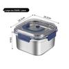 316 Stainless Steel Airtight Food Storage Container with Lid & Handle, Refrigerator-Safe Bento Box
