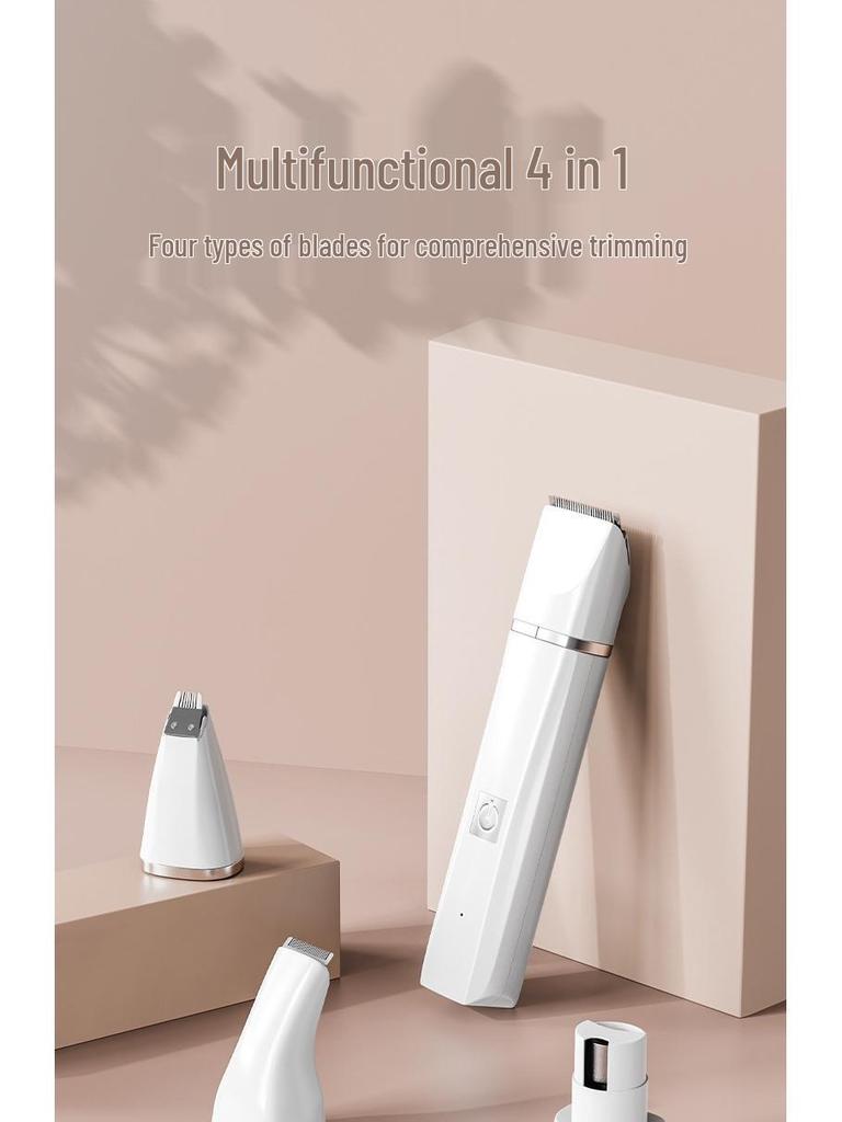 Pet Grooming Electric Clipper: Cat & Dog Shaver, Nail Grinder, Hair Trimmer