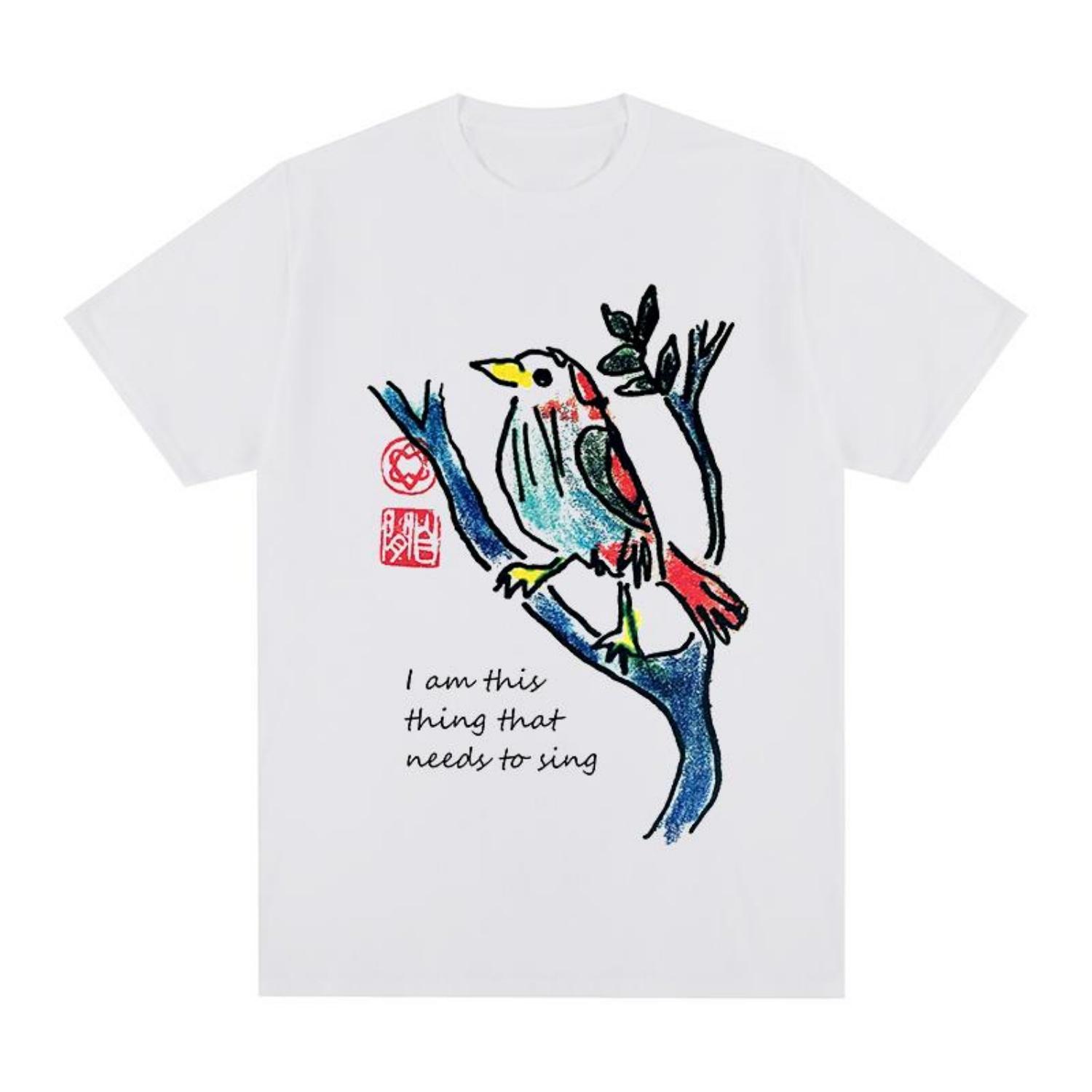 

Leonard Cohen T-shirt I Am This Thing That Needs To Sing Cotton Men T Shirt New TEE TSHIRT Womens Tops Unisex XXXXXL чорний
