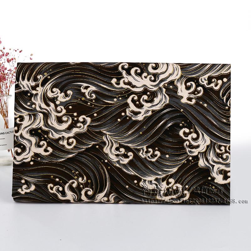 

Японская хлопковая ткань с изображением цветущей вишни для подарочной коробки ручной работы и кимоно