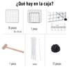 Metal Pet Fence, Metal Playpen with 36 Panels, Small Animals, Detachable, DIY Design, Black, 146x73x73cm