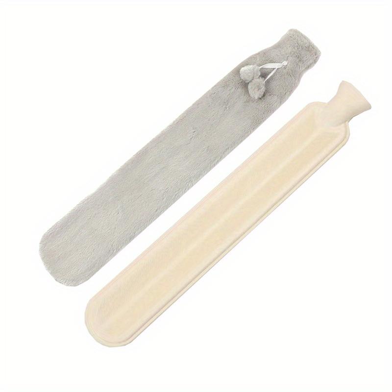 

1 шт. длинная сумка для грелки со съемной крышкой, очень длинная резиновая грелка для талии, рук и ног 53CM серый