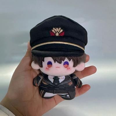 Anime Love and Deepspace Xia Yizhou 10cm Cotton Plush Doll with Removable Hat Stuffed Toy Birthday Gift