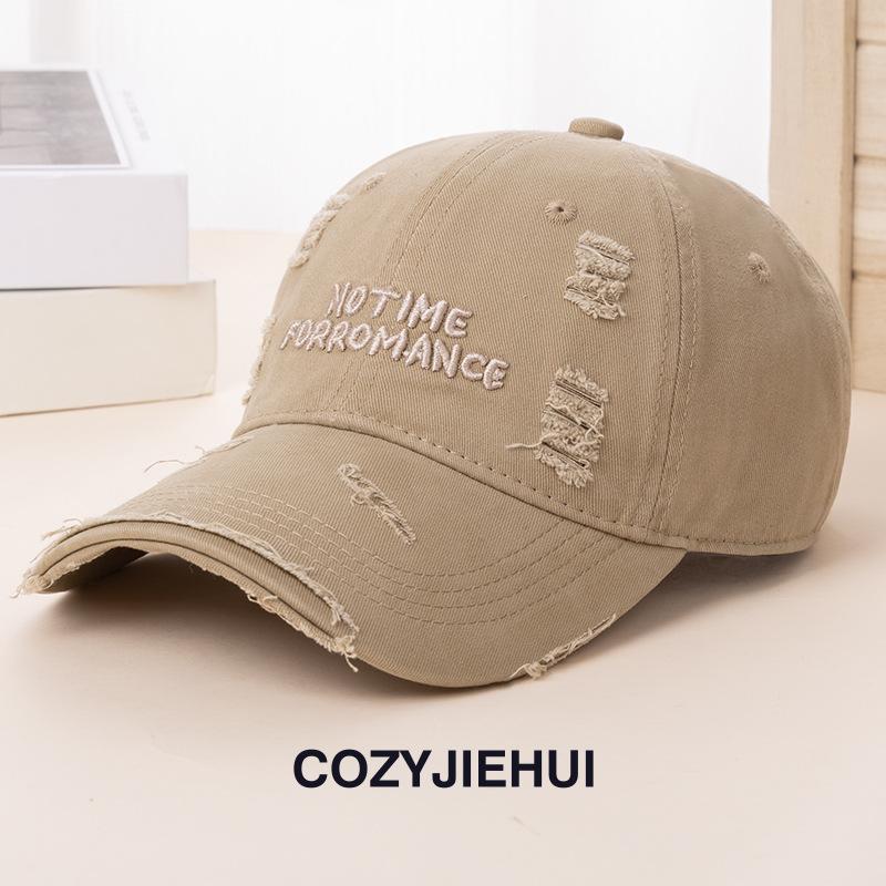 Washed Baseball Cap Embroidered Faith Cross Vintage Distressed Dad Hat Adjustable Unisex Outdoor Sun Protection