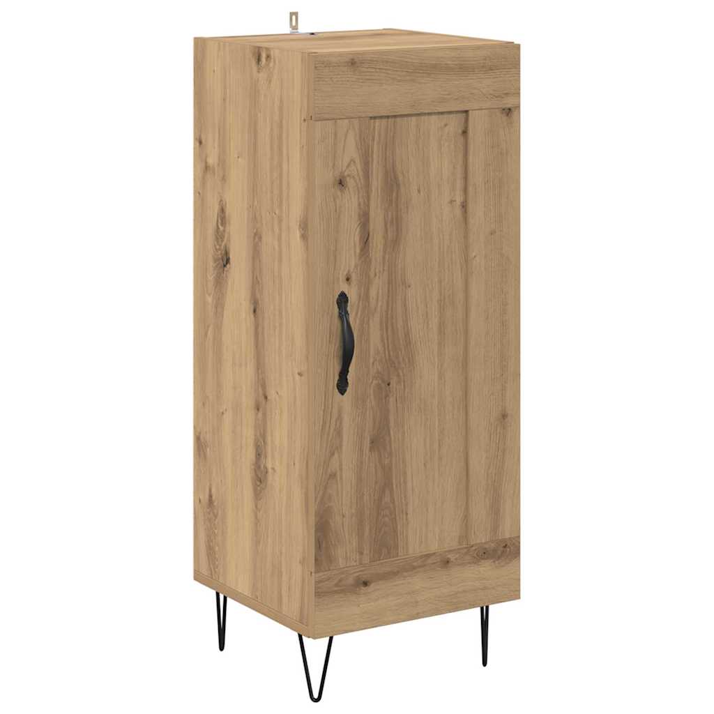 Sideboard Artisan Oak 34.5 x 34 x 90 cm Engineered Wood and Iron