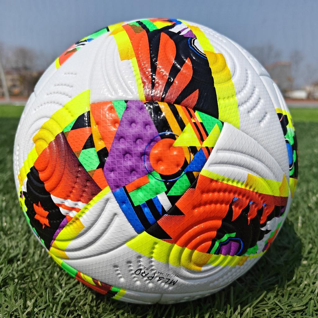 New Machine Sticker European Cup No. 5 Football Explosion-Proof And Wear-Resistant Pu Seamless Hot Bonding Adult Student Competition Training Ball
