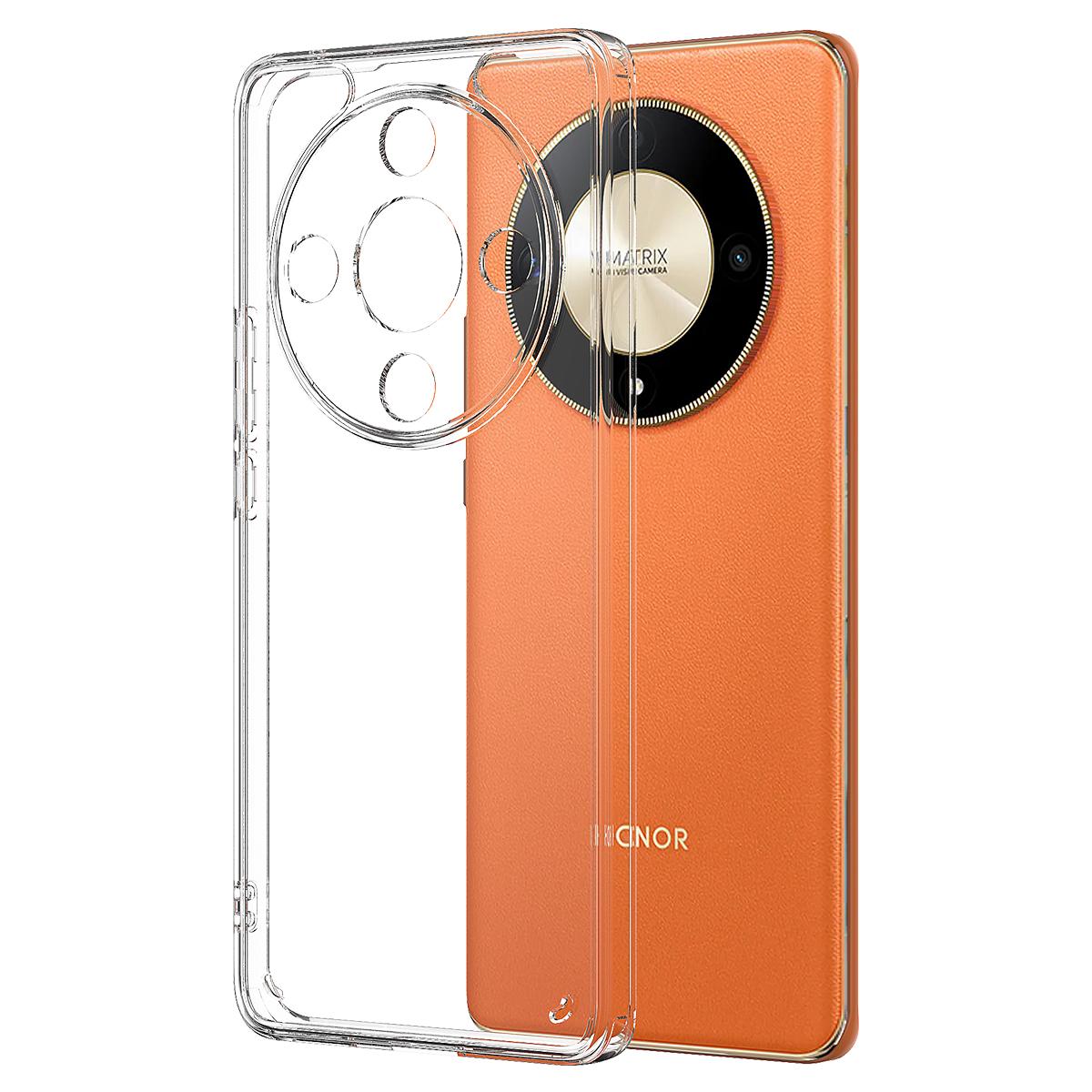 

For Honor X9b 5G/Magic6 Lite 5G Clear Case TPU+Acrylic Shockproof Phone Cover A