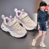 Dad Shoes Spring and Autumn Fashion Mesh Breathable Girls Sneakers Medium and Older Children's Casual Shoes
