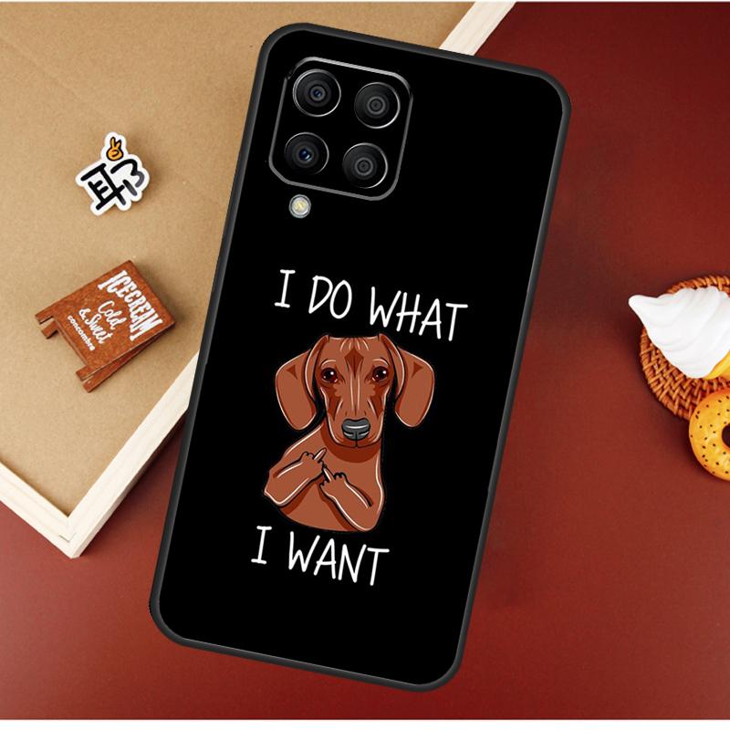 Dachshund Dackel Dog Case For Samsung Galaxy M16 M36 M56 M06 M52 M32 M12 M54 M34 M14 M35 M55 M15 M11 M31 M13 M53