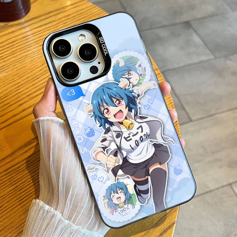 

Jashin Anime D-Dropkick on My D-Devil Phone Case For iPhone 16 17 15 14 12 13 Pro Max Black Candy Matte Shockproof Cover iPhone16e