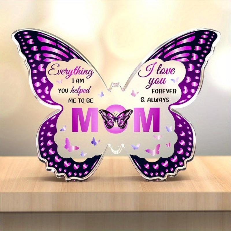 

LUNEKKH Butterfly Keepsake - Unique Floral Gift for Mom from Daughter/Son чистый