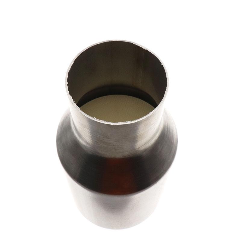 Convertor catalitic universal de 2,5" 6,3 cm pentru mașină, cu debit mare, din oțel inoxidabil, convertizor catalitic de evacuare, accesoriu pentru motor