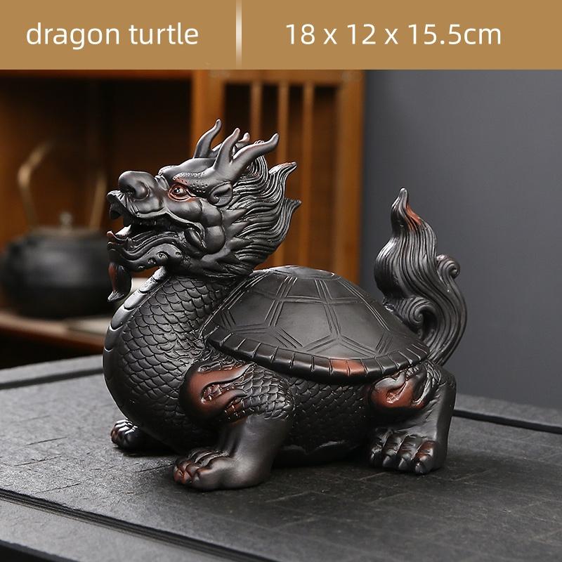 

Фиолетовая керамика Чайная скульптура для животных Статуэтка Домашние поделки Украшения для дома Современное искусство Декор рабочего стола Украшение для чайной церемонии