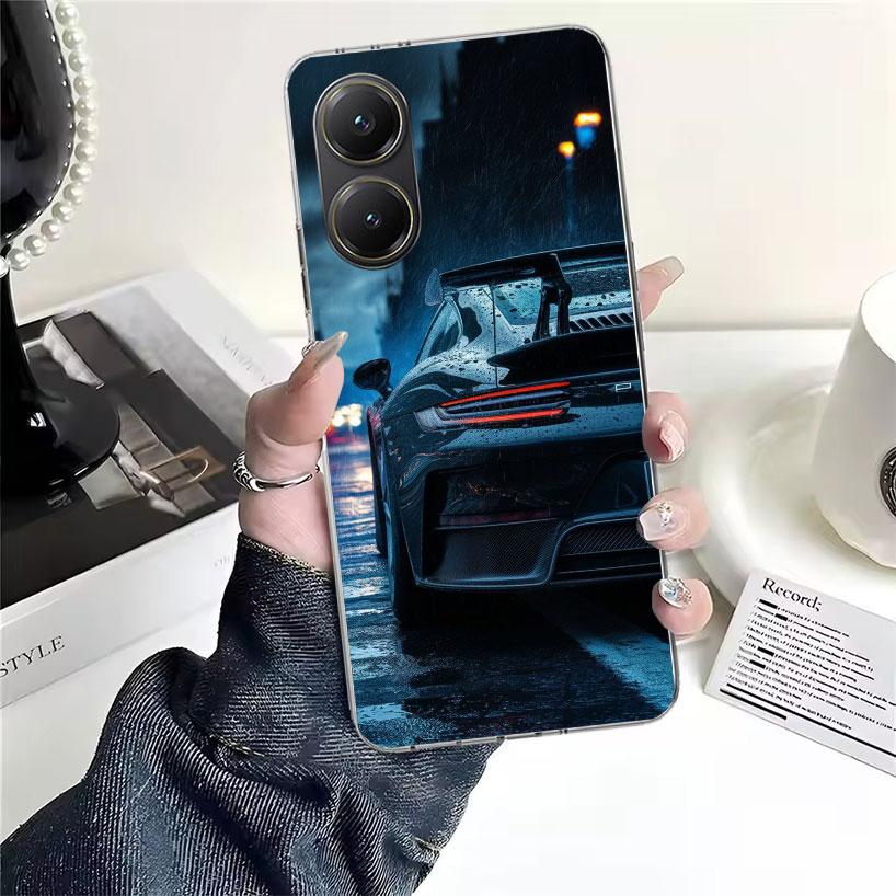 Sports Car 911 Soft Phone Case For Xiaomi Redmi 15C 15 13C 13 Poco X5 X6 X7 F7 Ultra M7 12C 12 10 10C 9C 9A 9T 9 Fundas Poco X3
