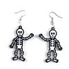 Human Skeleton Earrings Silicone Mold Crystal Epoxy Decorative Pendants Mold