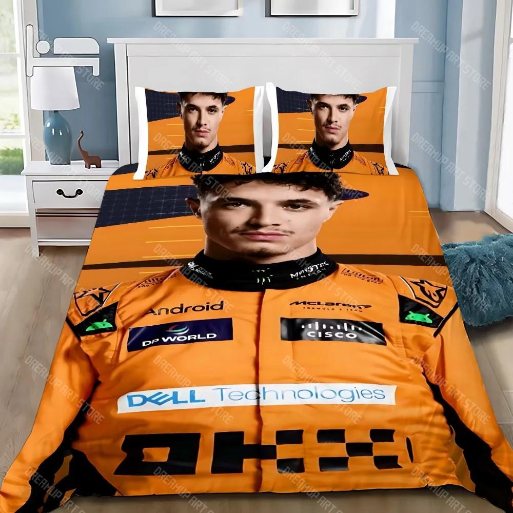 

Підковдра Наволочка Комплект постільної білизни F1 Л-Ландо Н-Норріс Дорослий Хлопчик Дівчинка Декор Спальні Дитячий Подарунок Односпальний Двоспальний Великий Розмір EU Single 150x200cm
