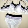 Ladies Summer Violet Lingerie French Thin Cup Push Up Bra Set Sexy Lace Flowers Embroidery Women Underwear Bra Briefs Set