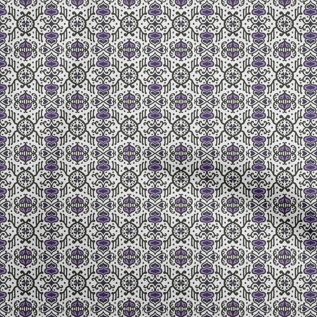 oneOone Cotton Flex Fuschia Pink Fabric Asian Block Sewing Craft Projects Fabric Prints By Yard 40 Inch