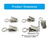 Multipurpose Hook Clips Set Of 100,Metal Curtain Clips for Curtain Bathroom Shower Curtains And Outdoor Decorations