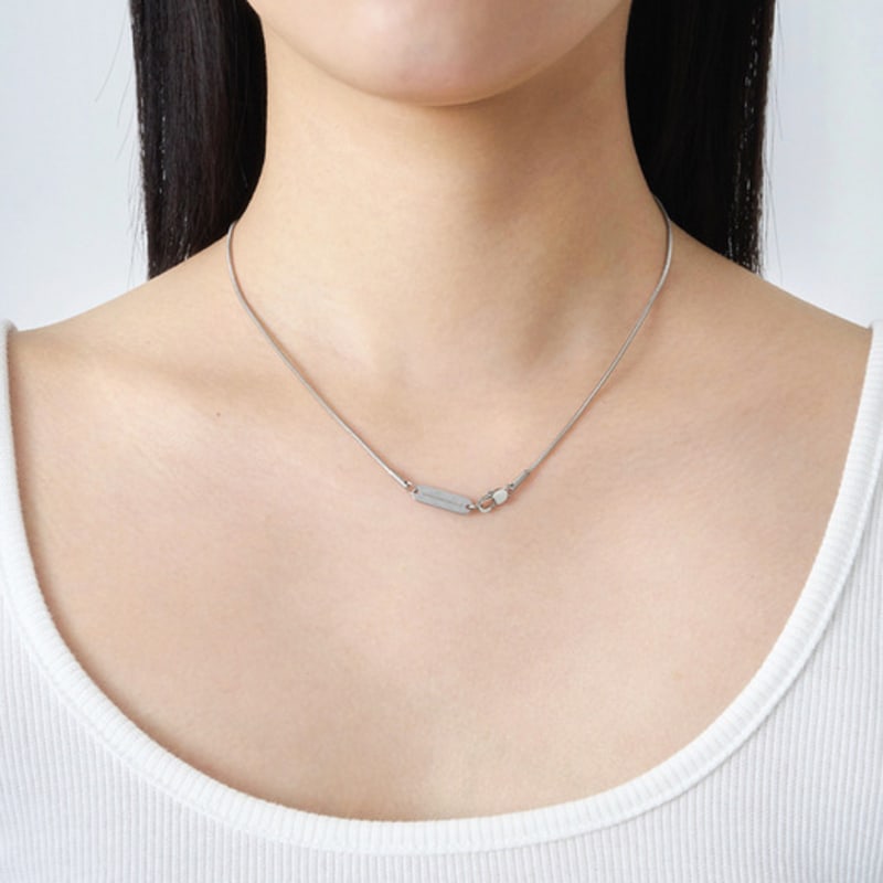 

cozywaveclub SNAKE CHAIN NECKLACE 00 0(43cm)