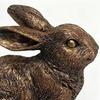 Vintage Rabbit Figurine Carving Bunny Statue Animal Sculpture Home Office Bookshelf Desktop Fengshui Decoration Ornament