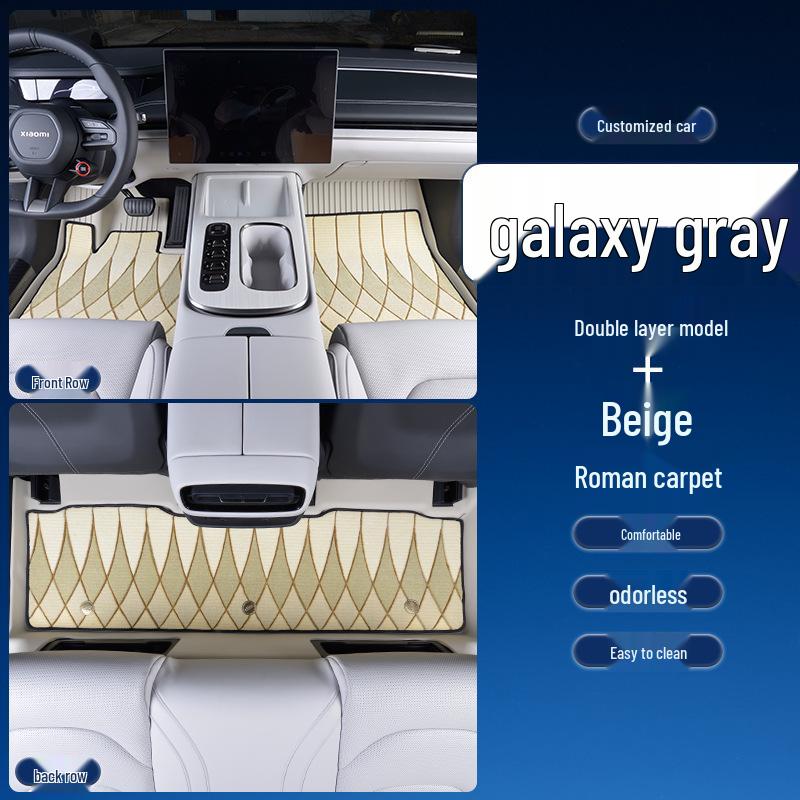 Durable, Waterproof, Multi-Color TPE Car Floor Mats for All Models - Original Color, Full Coverage