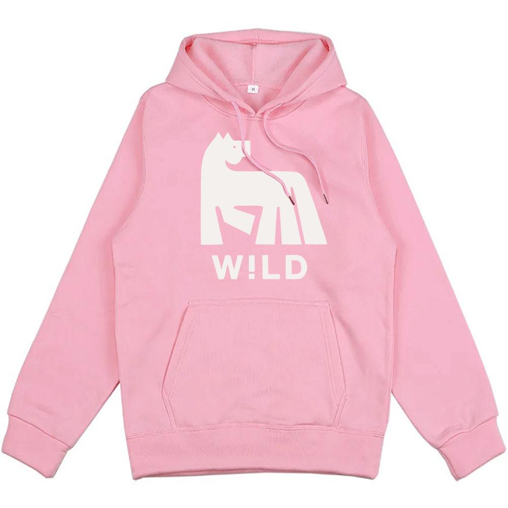 W!LD Album Grafik Kapuzenpullover Russ Sänger Lustiger Cartoon Print Sweatshirts Fleece Locker Unisex Streetwear Herren Damen Kleidung Grunge