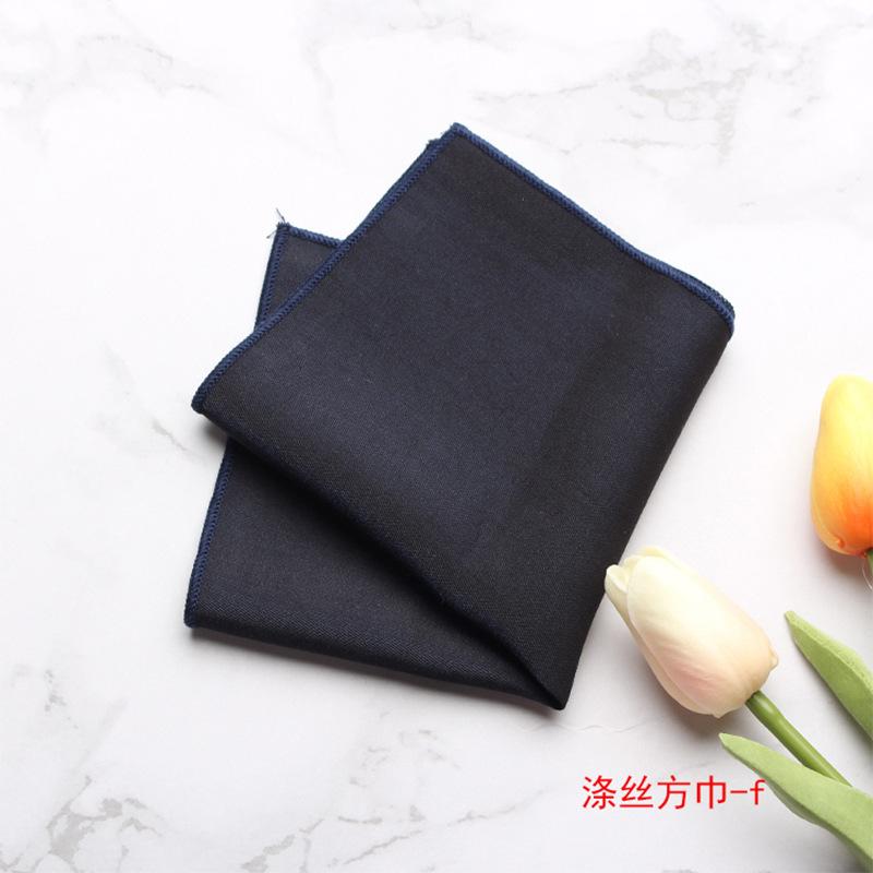 Męska Kieszonka do Garnituru Jednolity Kolor Kieszonkowa Chusteczka do Garnituru Ślubna Chusteczka Mała Kwadratowa Apaszka Apaszka Piersiowa Akcesoria Jedwabna Apaszka Chusteczka