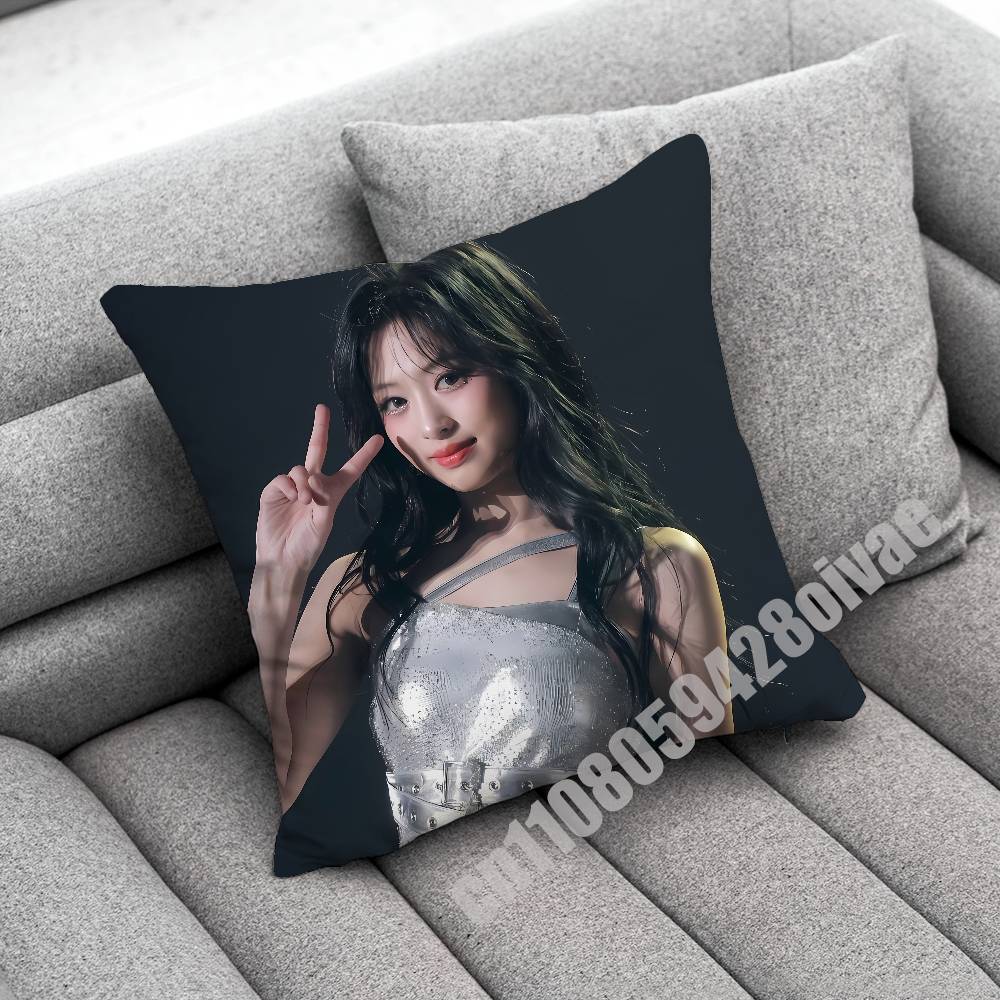 Singer Girl AAhyeon Throw Pillow Case For Decoration Cm Xcm Square Sofa Pillowcase Case