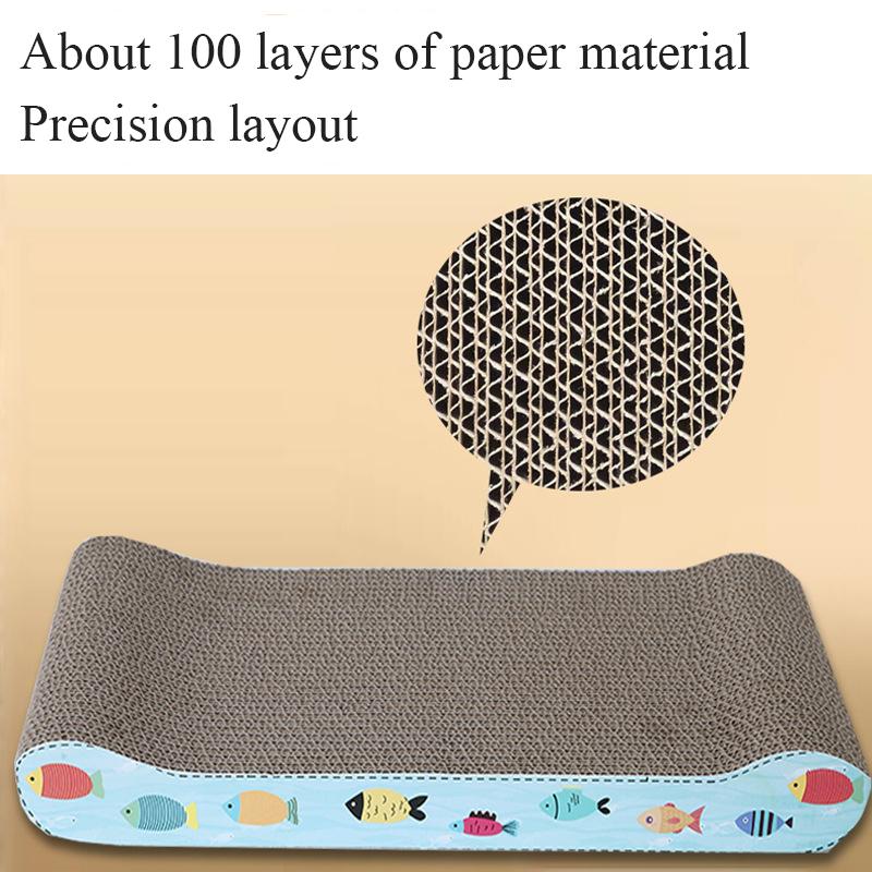 

New bowl cat scraper sharpening claw cardboard corrugated board scratch-resistant cat scratch board Cat toy sofa cushion bed M