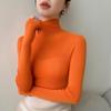 60-Count Yangzi High Neck Wool Sweater for Women - Fine Spun, Seamless, Thin Fit, Perfect for Spring & Autumn