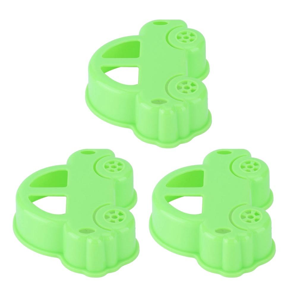 3PCS Car Shaped Sandwich Cutter Sealer Lightweight Sandwich Press Maker  Making