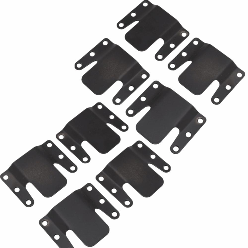 4PCS/8PCS Black Color Bracket Iron Interlocking Connector Sofa  Furniture Assembly