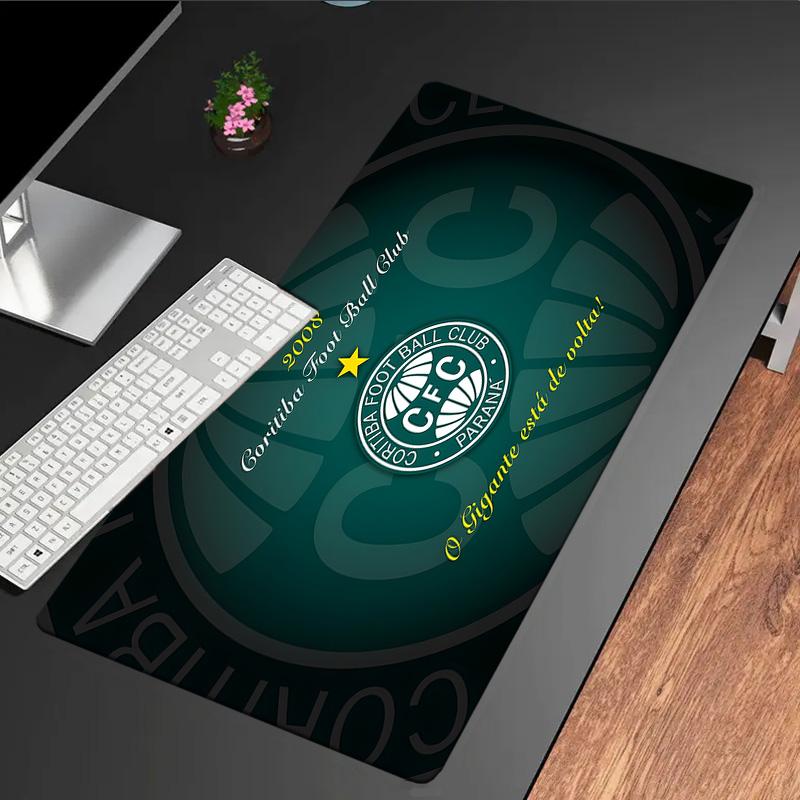 Coritiba Football Club Return Mouse Pad, Rubber Base, Mouse Pad for Gamers and Office Use, Gaming Desk , Easy To Clean Mat Christmas fan gifts