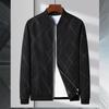Spring and Autumn Men's Jacket Business Casual Baseball Collar Jacket Slim Fit Trend Outerwear