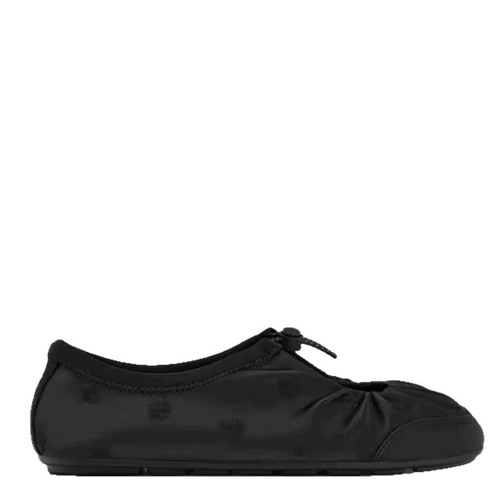 Sheepskin version~ niche fashion casual shoes round head satin embroidery light mouth flat sole shoes ballet sneakers women