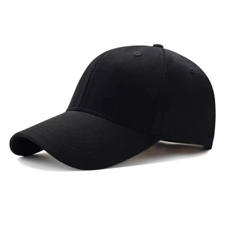 

2025 New Soild Men Women Baseball Cap 7 Color Summer Autumn Fashion Adjustable Cool Sunhat HipHop Casquette Gorras Present 54CM-60CM чёрный